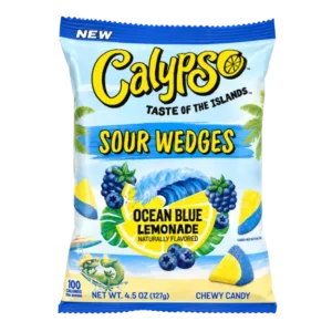 Calypso Sour Wedges Ocean Blue Lemonade 127g