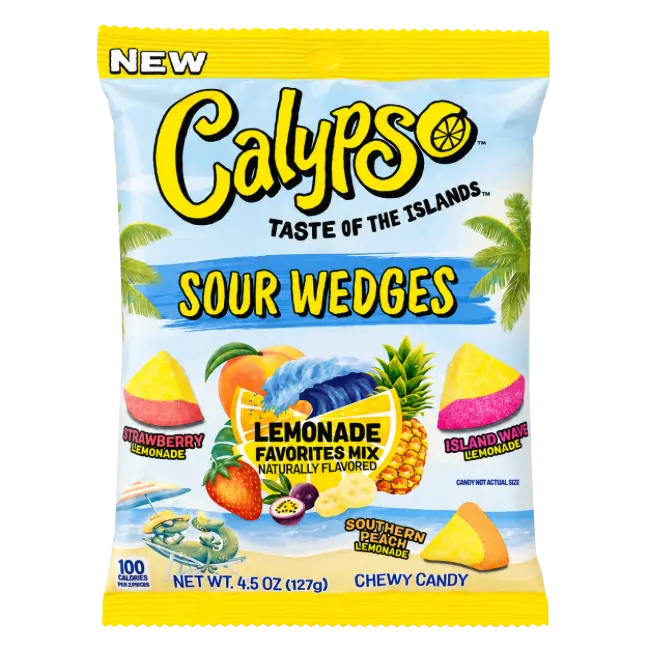 Calypso Sour Wedges Lemonade Favorites Mix 127g