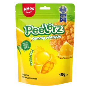 AMOS Peelerz Pineapple 120g peelable gummy candy