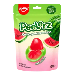 AMOS Peelerz Watermelon 120g peelable gummy candy