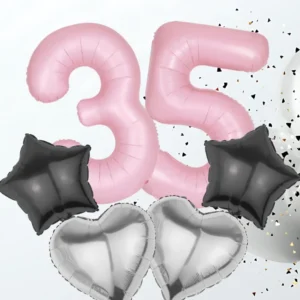 PINK MATTE Helium Foil Balloon - Ready to Party