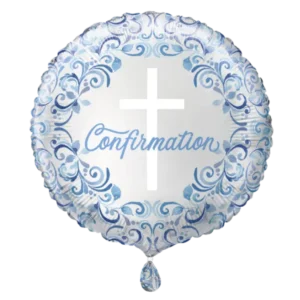 Soft Blue Confirmation - 18 inch Balloon