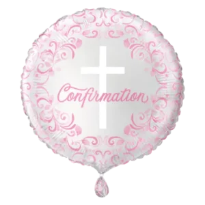 Soft Pink Confirmation - 18 inch Balloon