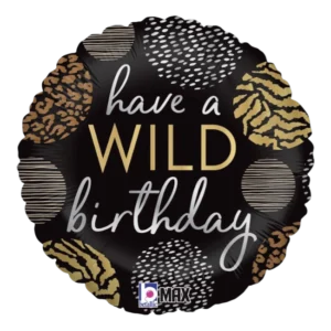 Happy Birthday Wild - 18 inch Balloon