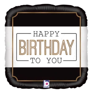 Classic Birthday - 18 inch Balloon