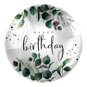 Happy Natural Birthday - 18 inch Balloon