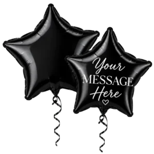 Black Star Foil Balloon