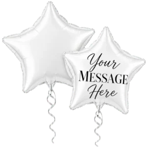White Star Foil Balloon