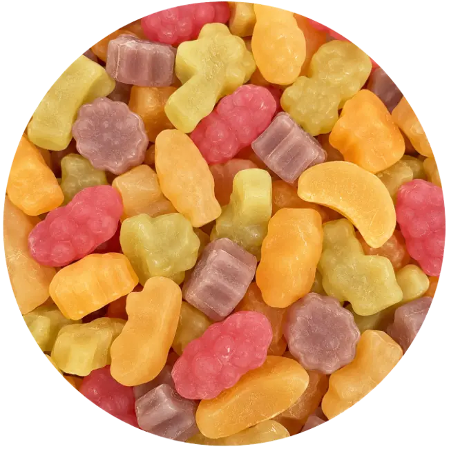 Pedro Tropical Mix Pick & Mix colourful fruit gummy sweets