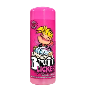 Brain Licker Black Cherry Sour Candy Drink 60ml pink bottle