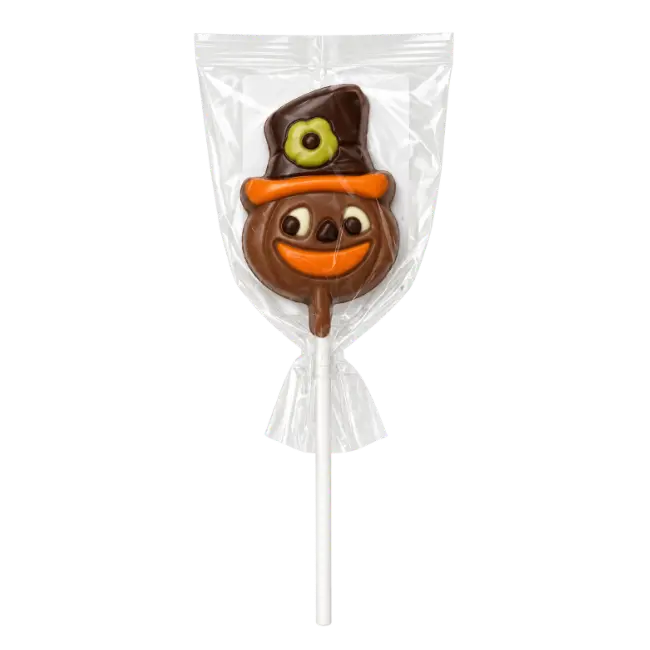 Halloween Milk Chocolate Pumpkin Lollipop 20g