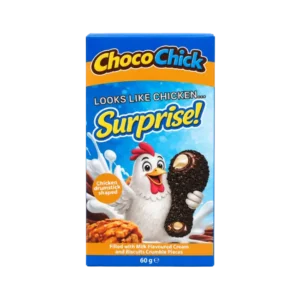 ChocoChick Surprise Milk & White Chocolate Drumstick 60g box