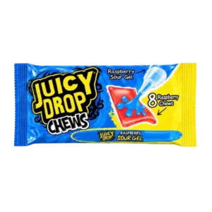 Juicy Drop Chews Strawberry 67g with raspberry sour gel