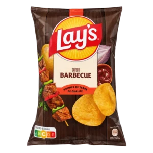 Lay’s Barbecue flavour potato crisps 130g bag
