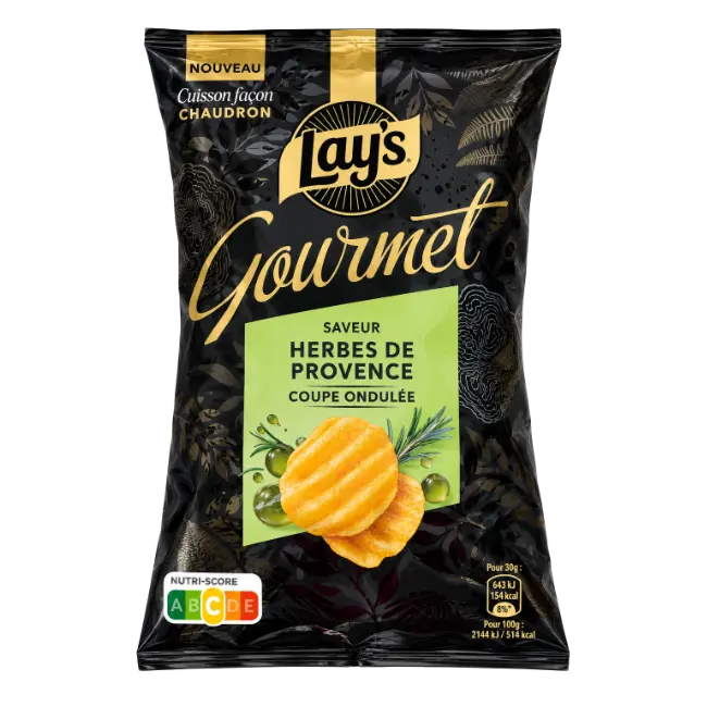 Lay’s Gourmet Herbes de Provence crisps 120g bag
