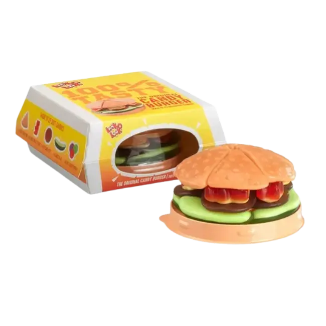 Look-O-Look Candy Burger novelty candy box