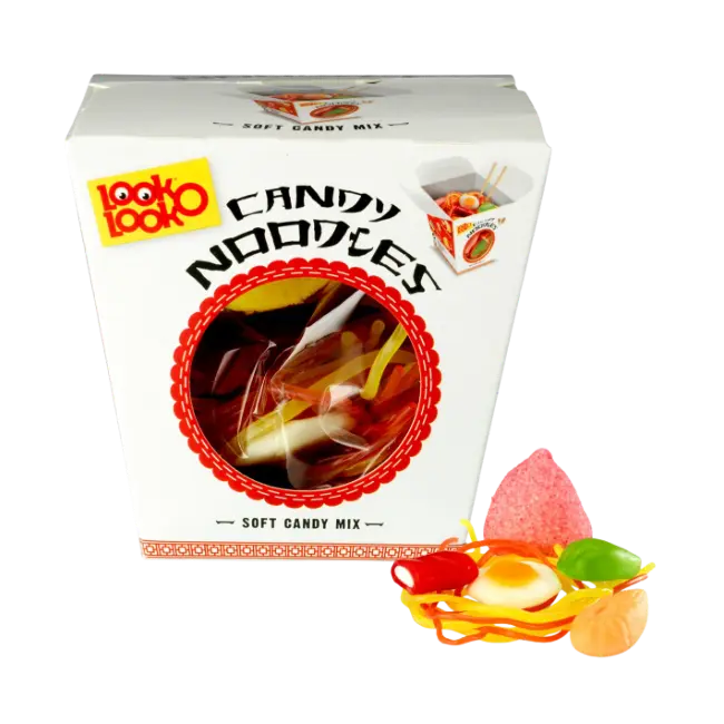 Look-O-Look Candy Noodles 110g soft candy mix box