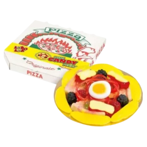 Look-O-Look Mini Candy Pizza 85g in pizza-style box