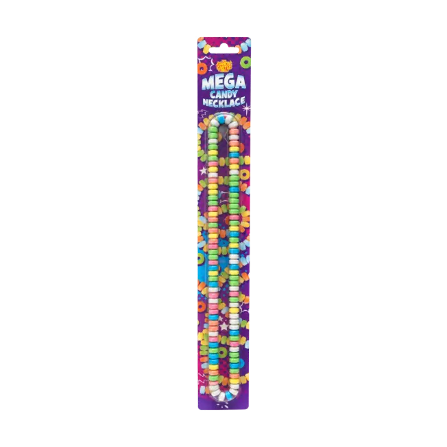 Candy Castle Mega Candy Necklace Strawberry Flavour 60g