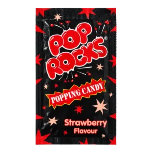 Pop Rocks Strawberry Popping Candy 7g packet