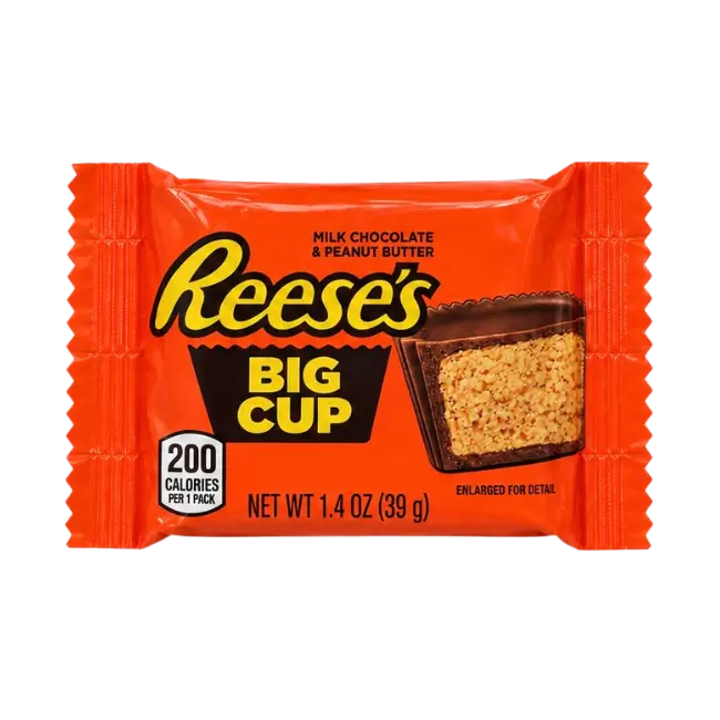 Reese’s Big Cup 39g milk chocolate and peanut butter cup