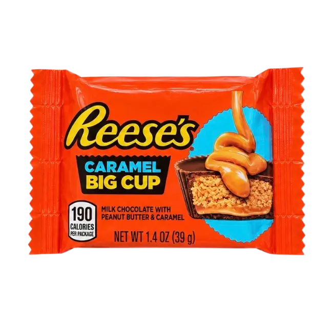 Reese’s Caramel Big Cup 39g milk chocolate peanut butter and caramel