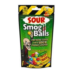Toxic Waste Sour Smog Balls 85g sour candy pouch