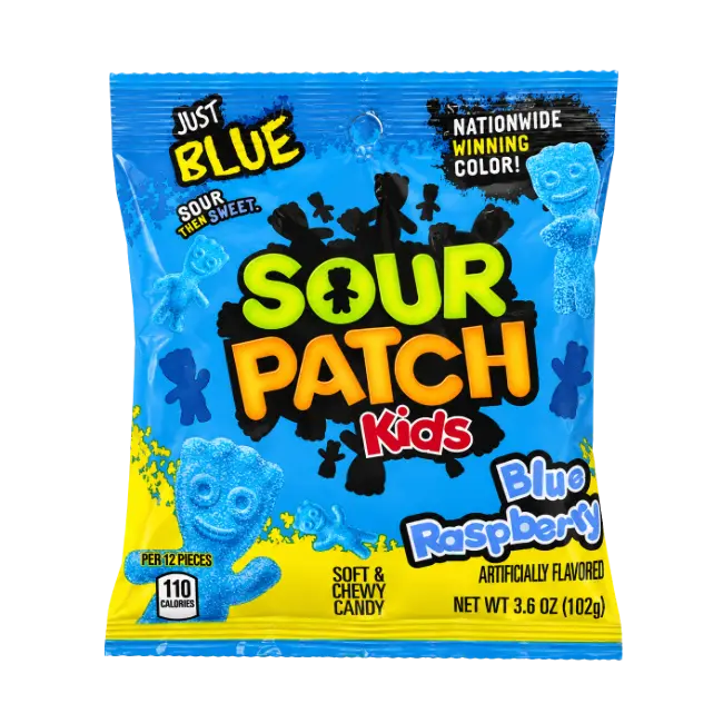 Sour Patch Kids Blue Raspberry 102g