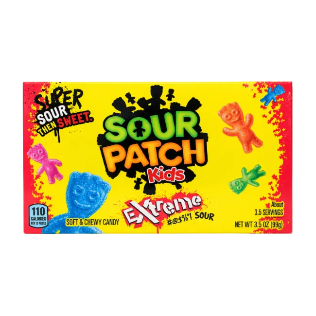 Sour Patch Kids Extreme Sour Candy 99g box