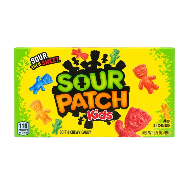Sour Patch Kids Original Soft & Chewy Candy 99g box