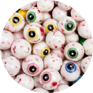 Spooky Eyes Bubble Gum Sweets eyeball Pick & Mix
