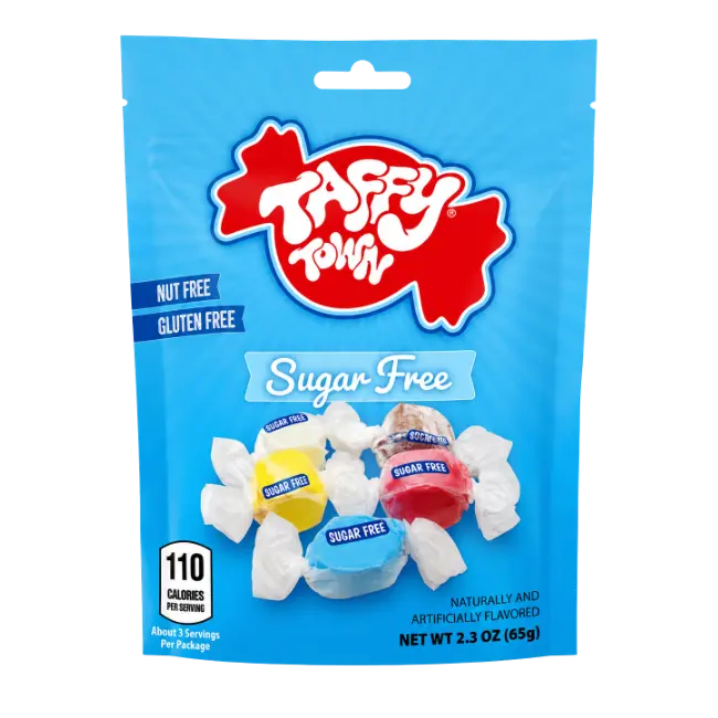 Taffy Town Sugar Free Salt Water Taffy mixed flavour sweets