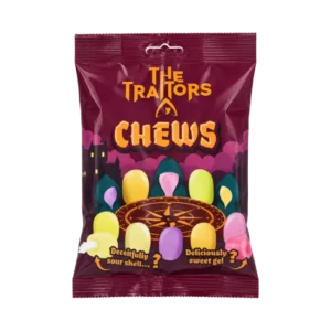 The Traitors Chews 120g fruit flavoured soft chewy sweets