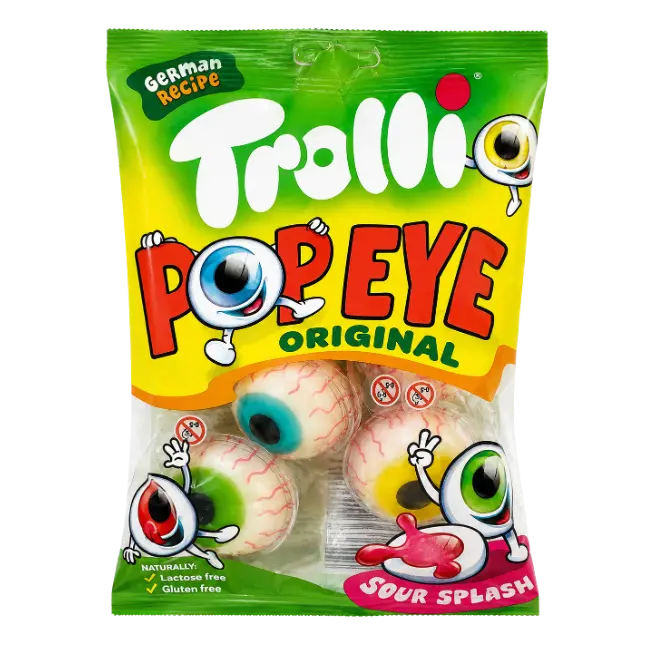 Trolli Pop Eye Original 75g eyeball jelly sweets