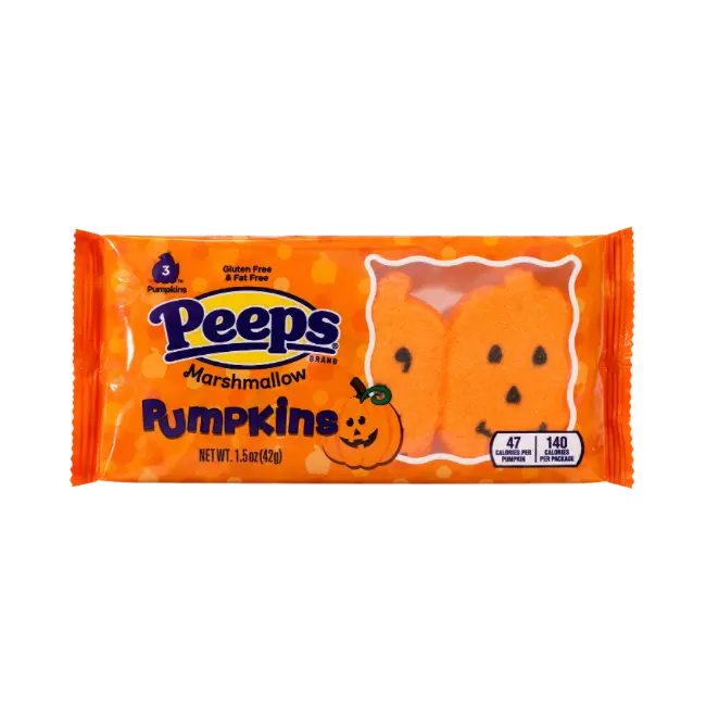 Peeps Marshmallow Pumpkins 42g Halloween pack