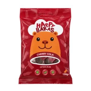 Happy Baras Cherry Cola Capybara Jellies 150g bag