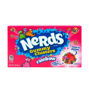 Nerds Gummy Clusters Rainbow 85g candy box