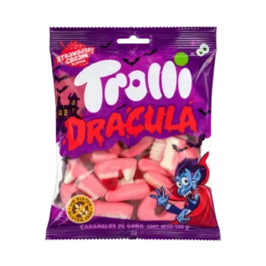 Trolli Dracula Strawberry Cream gummy sweets 100g